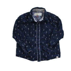 Soverign Codes Boys Blue | White Button Down Long Sleeve size: 2T